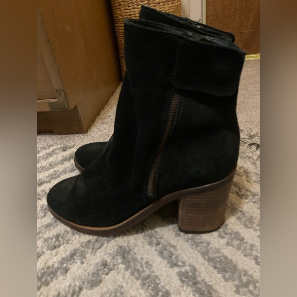 Rebels Black Suede Ankle Boots